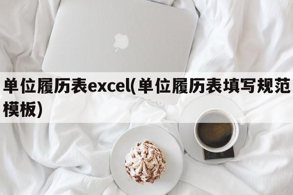 单位履历表excel(单位履历表填写规范模板)